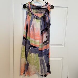 Multicolor Sleeveless Dress